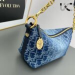 DIOR Oblique Star Hobo Denim Bag - Image 6