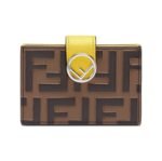 FENDI Embossed Letter Card Holder