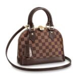 Louis Vuitton LV Alma BB PM Shoulder Bag Monogram Damier Ebene M53152 - Image 3