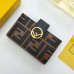 FENDI Embossed Letter Card Holder - Image 4