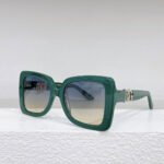 DOLCE & GABBAN DG  Plate frame. Hollow Mirror leg Logo Sunglasses Top quality - Image 2