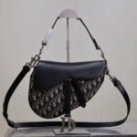 Dior Saddle Bag with Strap - Image 4