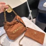 CHANEL 22bag Smal&Medium Suede Garbage HANDBAGShoulder Bag