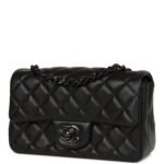 Chanel Classic Flag Bag Flap Bag SO Black   20CM - Image 2