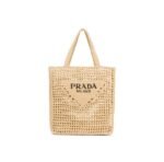 Prada Grass Woven Shoulder Bag Handbag