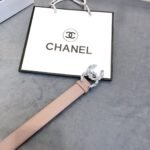 Chanel Belt With Double C Buckle Beige Women Belt 30MM - Image 5