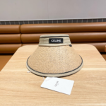 Ceiline  Straw Hat, Letter Hat, Empty Top Hat Sunhat - Image 4