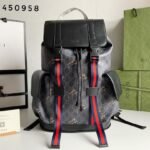 Gucci Striped Webbing Backpack - Image 4