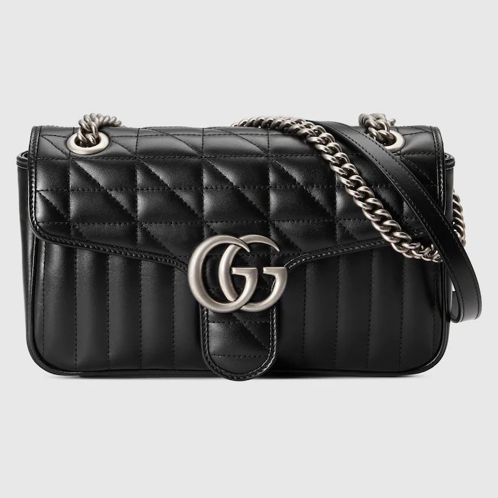 Gucci GG Marmont Small Shoulder Bag Black