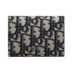 Dior Oblique Coin Card Holder Wallet