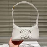 Celine Cuir Triomphe Relief Handbag - Image 4