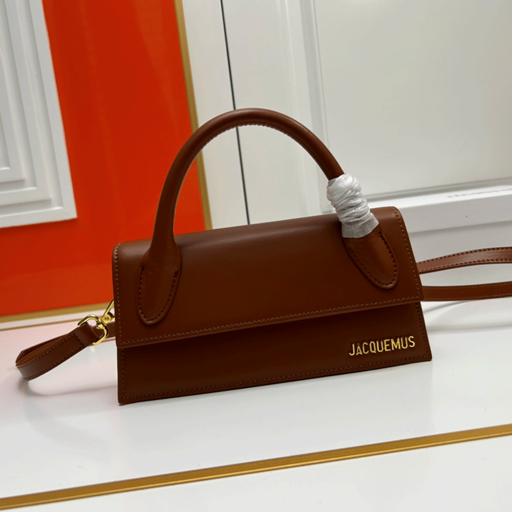 Jacquemus Leather Pocket Red Envelope  Bags