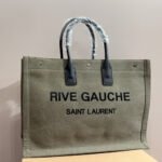 Saint Laurent YSL  Rive Gauche canvas tote bag - Image 7