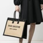 SAINT LAURENT YSL Rive Gauche Tote Bag - Image 2