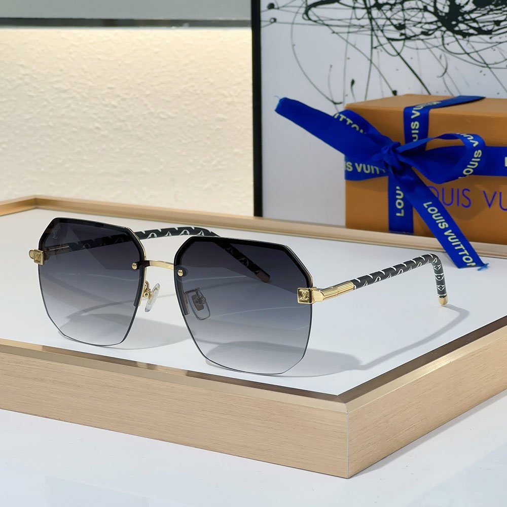 Louis Vuitton LV Clockwise Canvas sunglasses Top quality