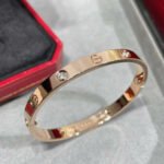 Cartier LOVE bracelet  brushed finish - Image 12