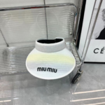 Miu Miu Interleaved Render Empty Top Hat  Sunhat