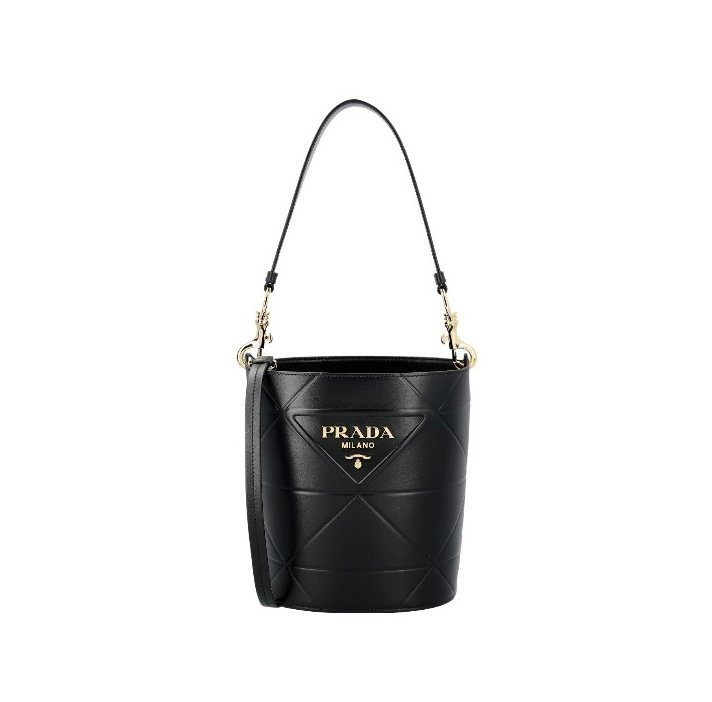 Prada Checkered Bucket Bag