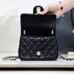 Chanel 24P Mini Square Black - Image 4