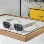 Fendi Full frame Logo Sunglasses Top quality - Image 3