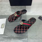 Gucci GG THONG WEB SANDAL Flip Flop Slide 612138 - Image 4