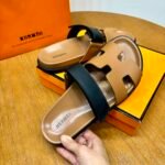 Hermès Chypre leather sandals - Image 6