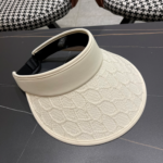 Prada Small Fragrant Wind Shade UV Protection Empty Top Hat  Sunhat - Image 4