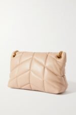 SAINT LAURENT Loulou Puffer small quilted leather shoulder bag beige - Image 3