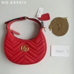 Gucci Marmnt Half Moon Shoulder Bag - Image 6