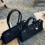 Prada suede tote bag soft-lux handbag - Image 10