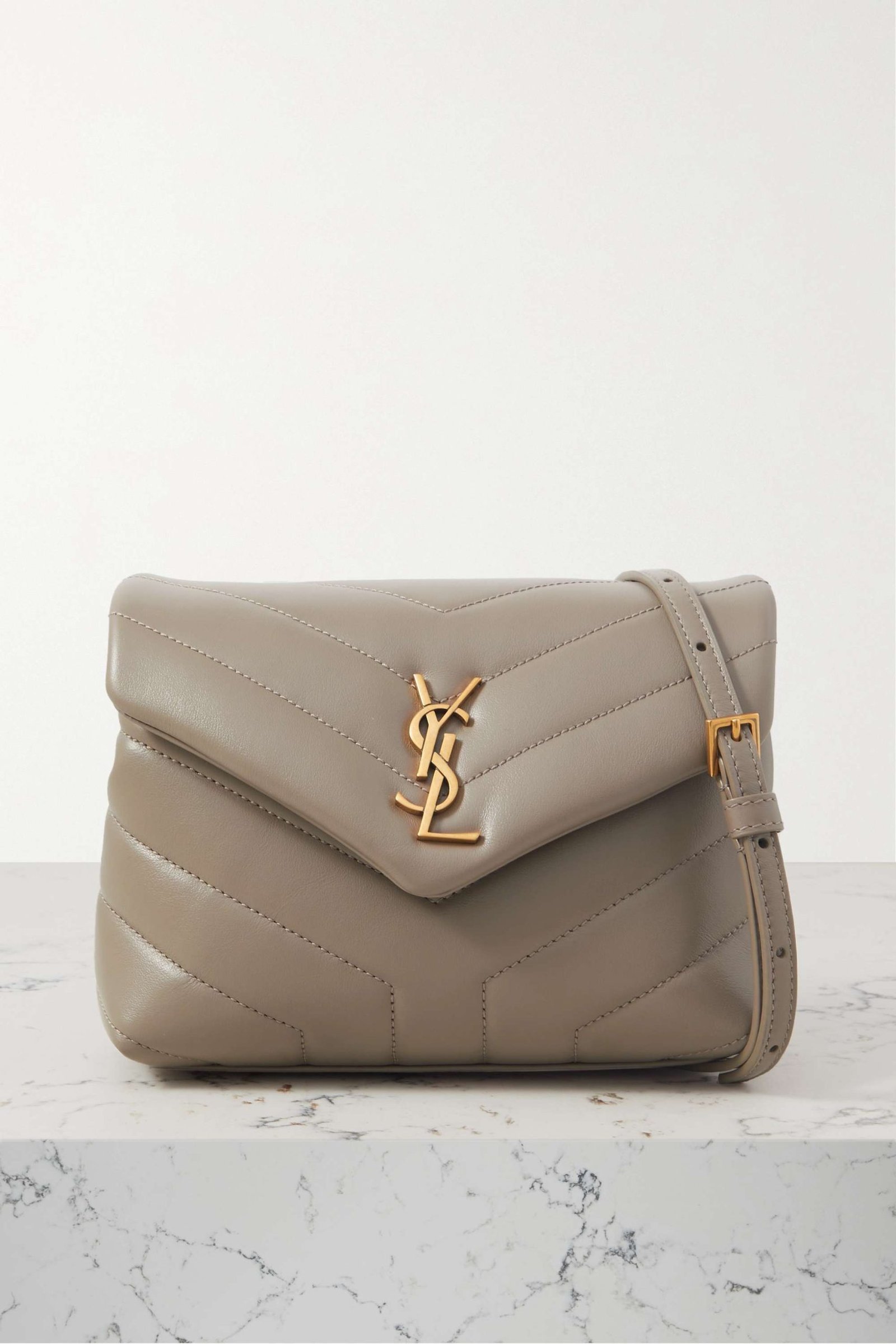 YSL SAINT LAURENT Loulou Toy quilted leather shoulder bag