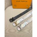 Lv Top Layer Cowhide 24k Pure Steel Buckle Men's Belts - Image 2