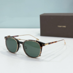 Tom Ford Round Metal Thin Frame Sunglasses Top Quality - Image 3