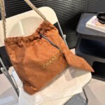 CHANEL 22bag Smal&Medium Suede Garbage HANDBAGShoulder Bag - Image 2