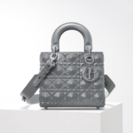 DIOR Lady Dior Diamond Vine Pattern Handbag - Image 3