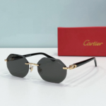 Cartier  Metal Leg Rimless sunglasses Top quality - Image 6