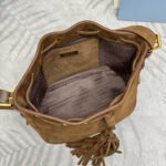 Prada Suede Bucket Bag 10A quality 1BE079 - Image 8