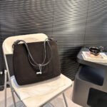 LOEWE Suede Tote Bag - Image 13