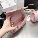 Chanel Classic Pink Flag Bag Small 20cm- - Image 8