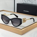 DOLCE & GABBAN DG Large Logo With Metal Mirror legs Sunglasses Top quality - Image 4