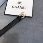 Chanel Belt With Double C Buckle Black Women Belt 30MM - Image 2