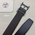 Hermes H Belt Buckle & Reversible Black For Women, Women Belt 380MM - Image 3