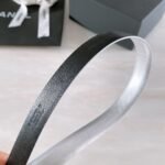 Chanel Belt With Ribbon Buckle Silver Women Belt 30MM - Image 3