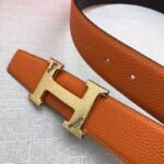 Hermes H Belt Buckle & Reversible Brown For Women, Women Belt 380MM - Image 2