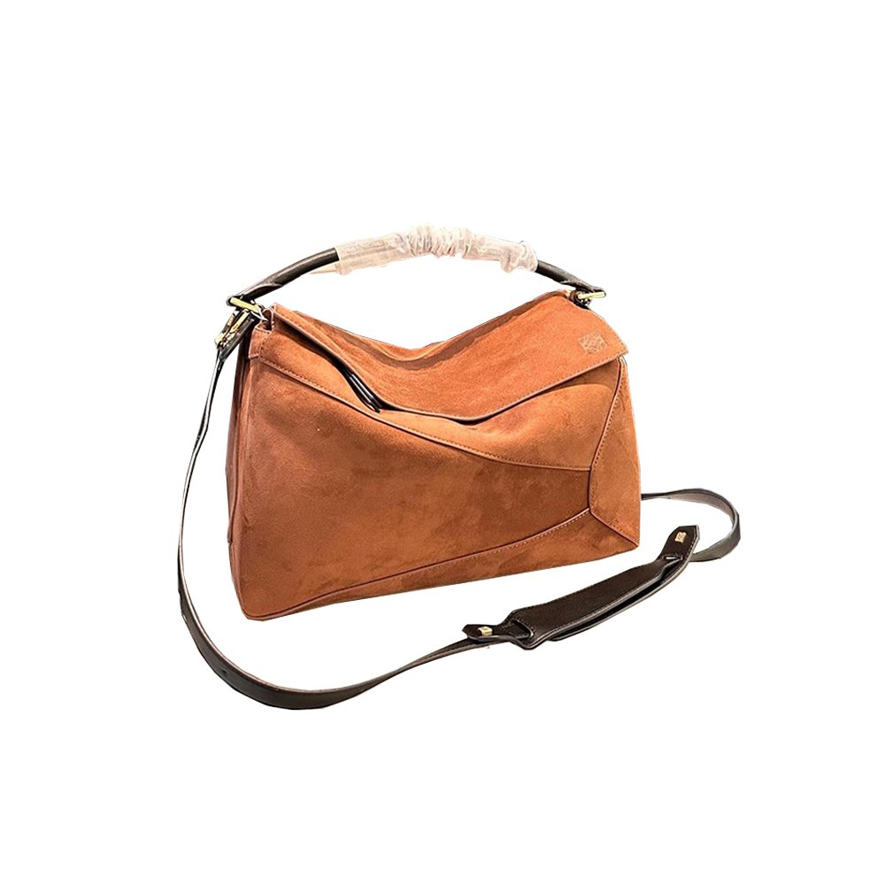 LOEWE Suede Puzzle Bag