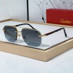 Cartier Metal Color Matching Mirror Legs Sunglasses Top quality - Image 7