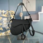 Dior Saddle Bag Matte Leather Shoulder Bag - Image 3