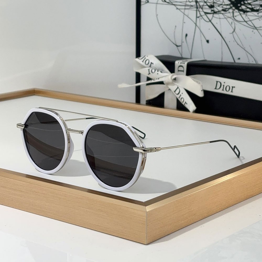 Dior Alloy Sunglasses With Reflective Frames Top quality