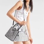 Prada Panier Crystal Tote Shoulder Messenger Bag - Image 2