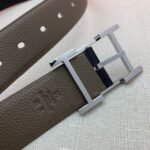 Hermes H Belt Buckle & Reversible Brown For Women, Women Belt 380MM - Image 5